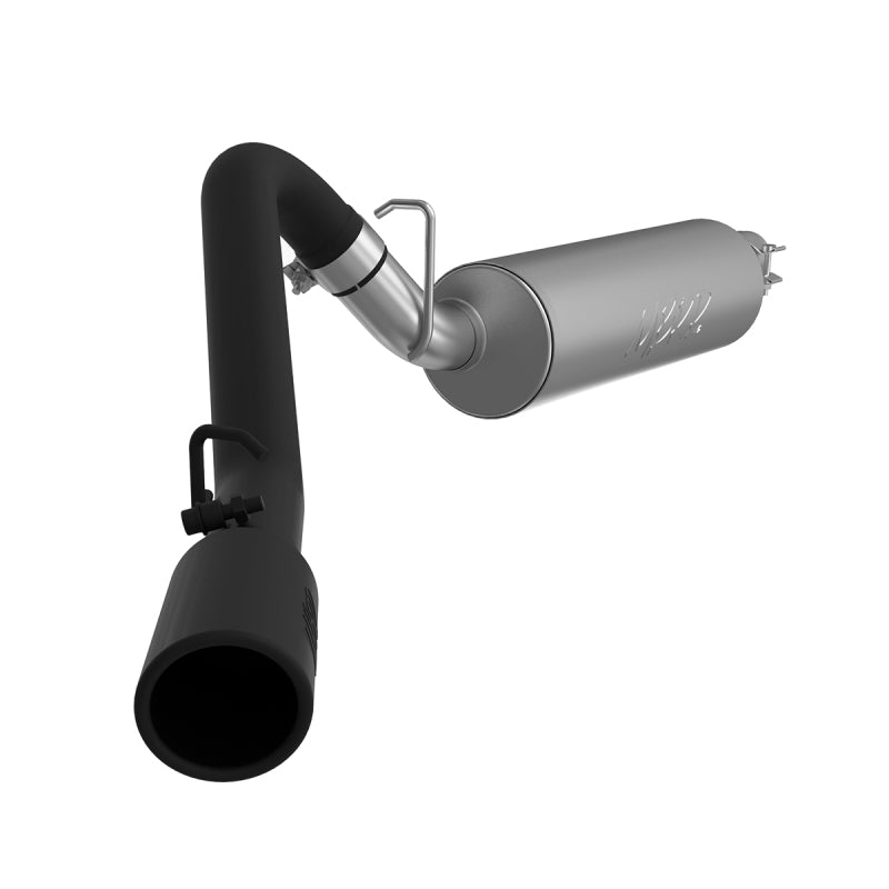 MBRP S5512BLK 97-99 Jeep Wrangler (TJ) Inline-4 2.5L, Inline-6 4.0L 2 1/2in Cat Back Single Side Black Coated