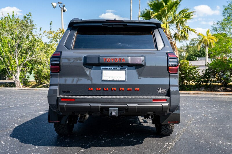 Rally Armor MF148-UR-BLK-MBK 2025+ Toyota 4Runner Black UR Mud Flap w/ Metallic Black Logo