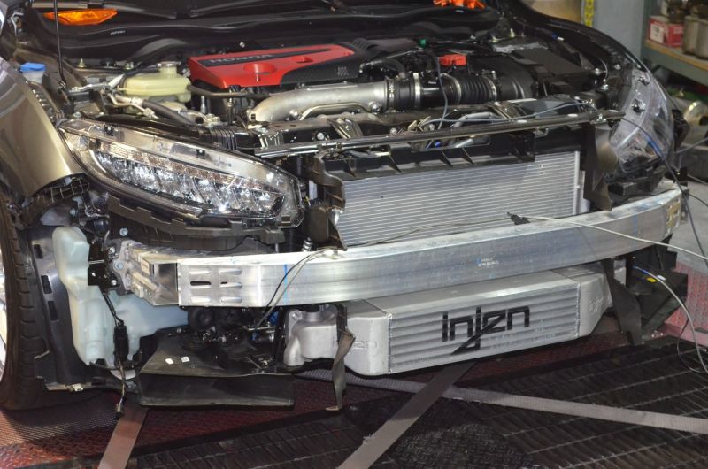 Injen FM1582I 17-20 Honda Civic Type-R (FK8) I4 2.0L Bar and Plate Front Mount Intercooler