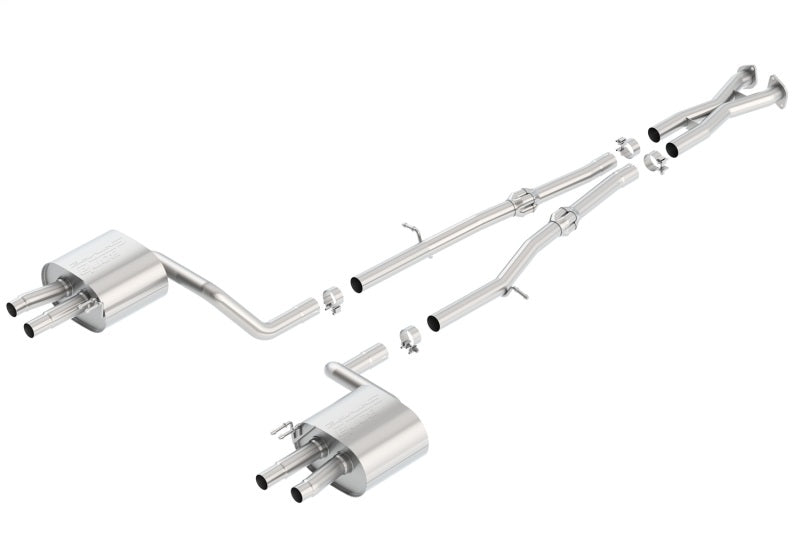 Borla 140736 2018 Kia Stinger 3.3L V6 Turbo 2.25in Pipe Dia Dual Split Rear Exit S-Type Cat-Back Exhaust