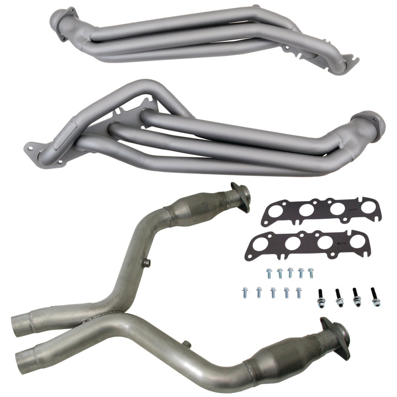 BBK 16331 11-14 Ford Mustang GT 1-3/4 Long Tube Headers w/High Flow Catted X-Pipe (Ti Ceramic)