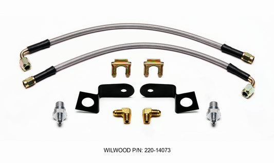 Wilwood 220-14073 Flexline Kit 14in. M10-1.00 90 Deg