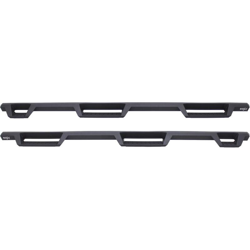 Westin 56-534015 99-16 Ford F-250/350/450/550 CC (6.75ft Bed) HDX Drop Whl to Whl Nerf Step Bars - Text Blk