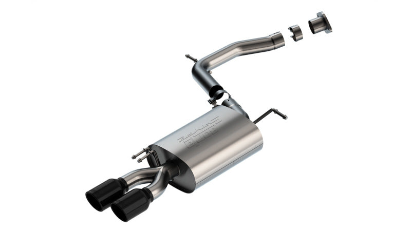 Borla 11980BC 20-22 Hyundai Palisade/2023 Kia Telluride 3.8L V6 S-Type Axle-Back Exhaust w/ Black Chrome Tip
