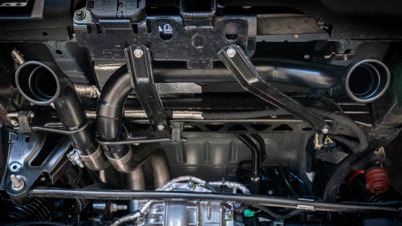 Borla 140934CB 22-24 Ford Bronco Raptor V6 Turbo AT 2WD / 4WD ATAK Catback Exhaust w/ 4in Black Coated Tips