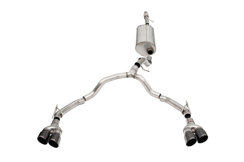 Corsa Performance COR21127BLK 21- Chevy Tahoe 5.3L Cat Back Exhaust