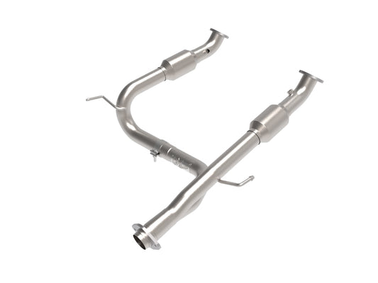 aFe 48-46006-RC Toyota Tacoma 05-15 V6-4.0L Twisted Steel Y-Pipe w/ Cat