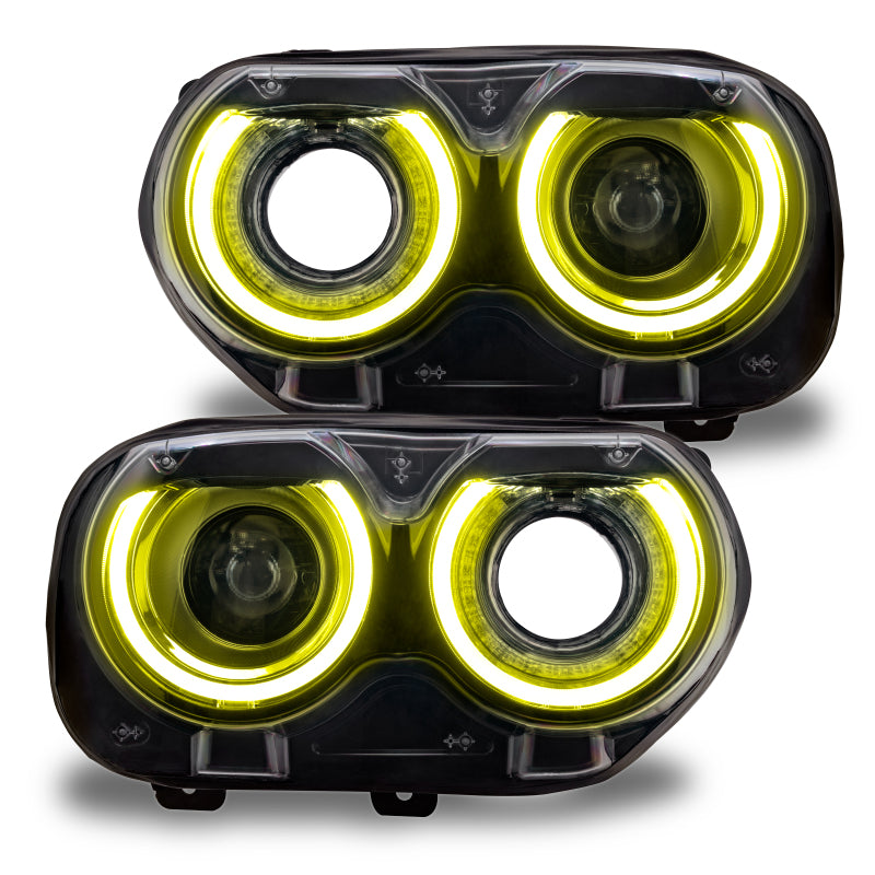 ORACLE Lighting 1329-339 Oracle 15-21 Dodge Challenger RGB+W Headlight DRL Upgrade Kit - ColorSHIFT+W