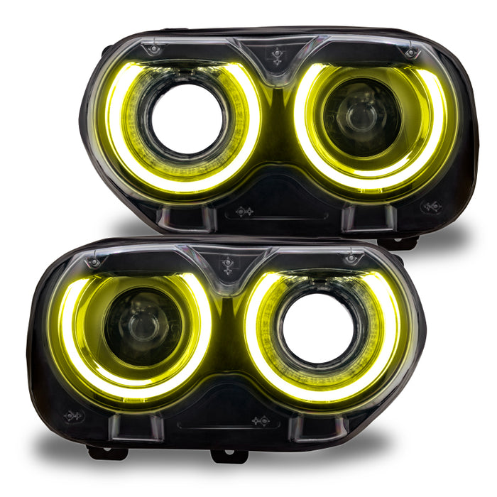 ORACLE Lighting 1329-339 Oracle 15-21 Dodge Challenger RGB+W Headlight DRL Upgrade Kit - ColorSHIFT+W