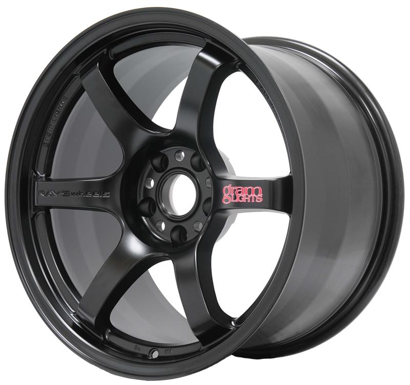 Gram Lights WGIX38EH 57DR 18x9.5 +38 5x114.3 Semi Gloss Black Wheel