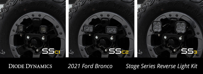 Diode Dynamics DD7356 21-22 Ford Bronco C2 Pro Stage Series Reverse Light Kit