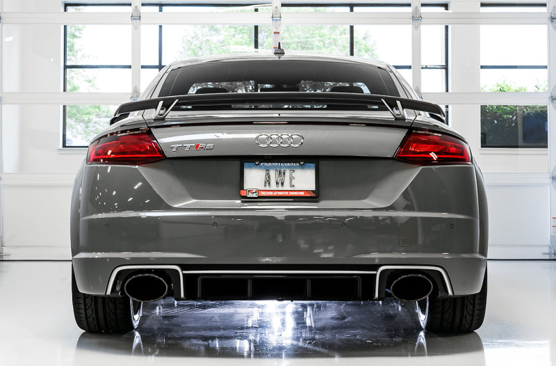 AWE Tuning 3025-33032 18-19 Audi TT RS 2.5L Turbo Coupe 8S/MK3 SwitchPath Exhaust w/Diamond Black RS-Style Tips