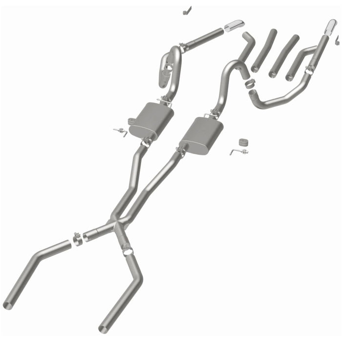 Magnaflow Perf Exhaust MAG15893 64-67 GM A Body 2.5in Dual Exhaust System