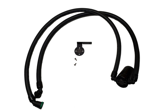 J&L 3028P-B 2021-2025 Ford F-150 3.5L Passenger Side Oil Separator 3.0 - Black Anodized