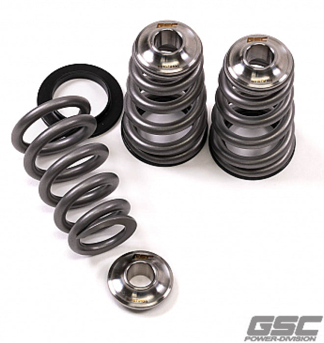GSC Power Division 5016 GSC P-D Nissan VQ35 Extreme Conical Valve Spring Titanium Retainer and Spring Seat Kit