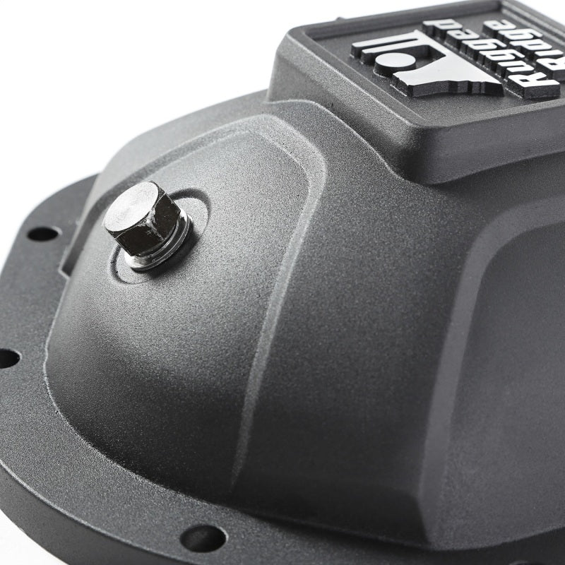 Rugged Ridge 16595.12 Boulder Aluminum Differential Cover Dana 44 Black