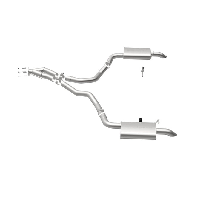 Magnaflow 16710 MagnaFlow 75-79 Chevy Corvette V8 5.7L Dual Split Rear Exit Stainless Cat-Back Perf Exhaust