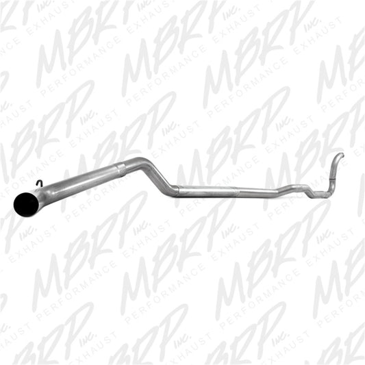 MBRP S6150PLM 88-93 Dodge 2500/3500 Cummins 4WD Turbo Back Single Side Exit No Muffler PLM Series Exhaust