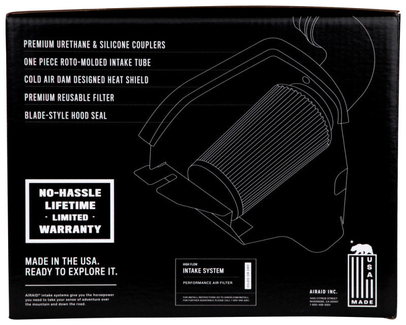 Airaid 201-712 99-04 Chevy / GMC / Cadillac 4.8/5.3/6.0L Jr Intake Kit - Dry / Red Media