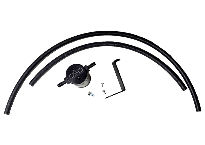 J&L 3110D-B 16-24 Infiniti Q50/Q60 3.0T Oil Separator 3.0 Driver Side - Black Anodized