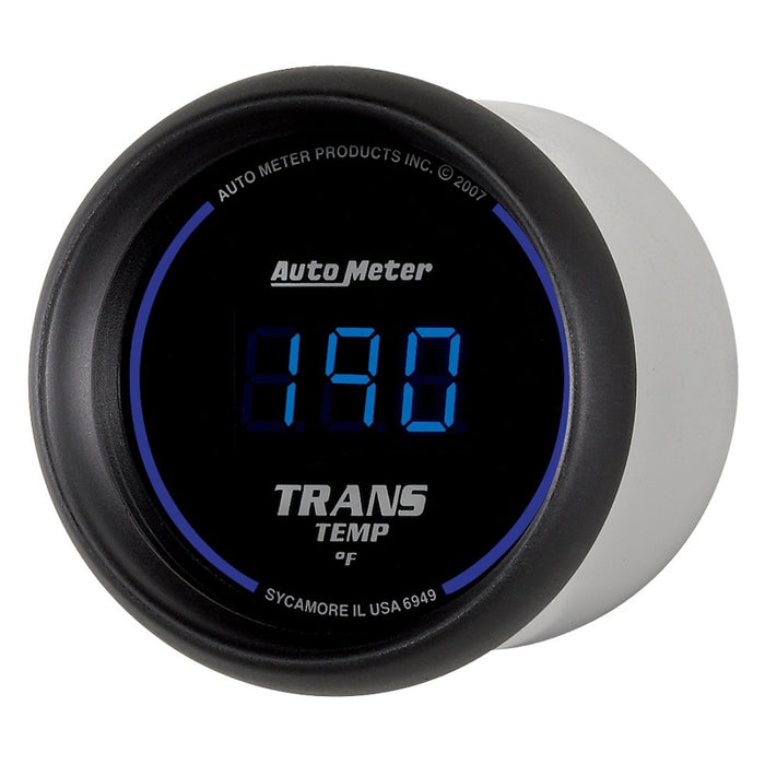 AutoMeter 6949 Autometer 52.4mm Black Digital Trans Temperature Gauge