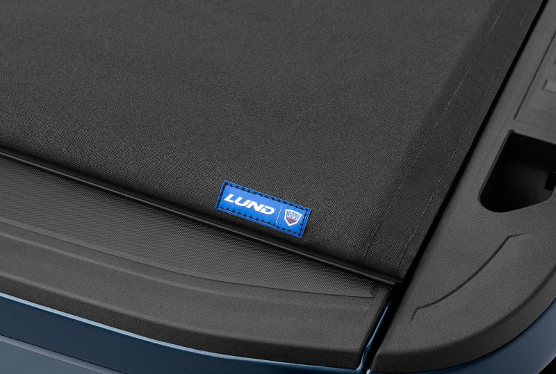 LUND 96892 Lund 07-17 Chevy Silverado 1500 (5.5ft. Bed) Genesis Elite Roll Up Tonneau Cover - Black