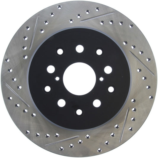 Stoptech 127.44105R StopTech 5/93-98 Toyota Supra Right Rear Slotted & Drilled Rotor