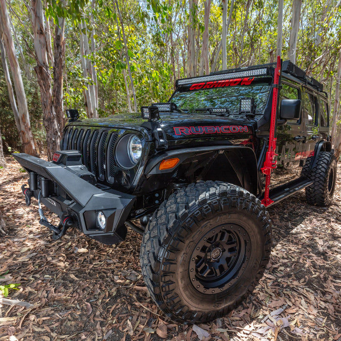 Go Rhino 230111T 07-20 Jeep Wrangler JL/JLU/JK/JKU/Gladiator JT Trailline Front Stubby Bumper