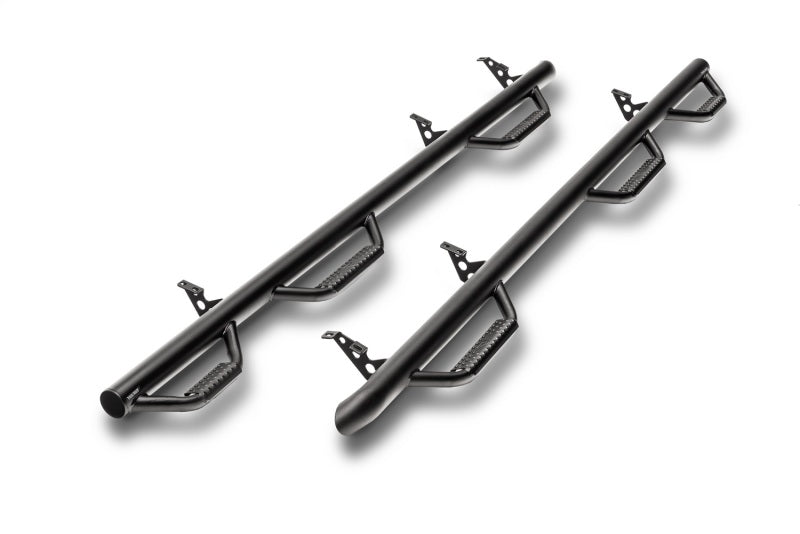 N-Fab C01115CC-6-TX Nerf Step 01-06 Chevy-GMC 1500/2500/3500 Crew Cab 8ft Bed - Tex. Black - Bed Access - 3in