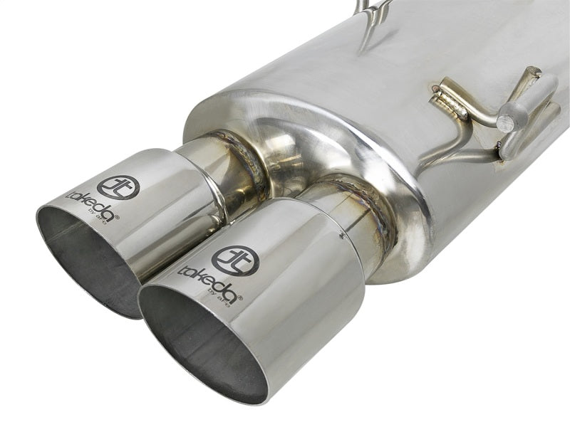 aFe 49-36801-P Takeda 3in SS Exhaust Cat-Back 15-16 Subaru WRX/STI 2.0L/2.5L Polished Tips