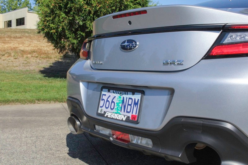 Perrin Performance PSP-EXT-368BR PERRIN 22-25 Subaru BRZ / Toyota GR86 Axle Back Exhaust SS (Single Side Exit w/Helmholtz Chamber)