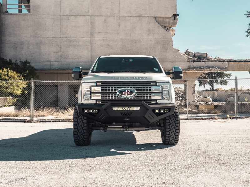 Road Armor 6172XFPRB 17-20 Ford F-250 SPARTAN Front Bumper Bolt-On Pre-Runner Guard - Tex Blk