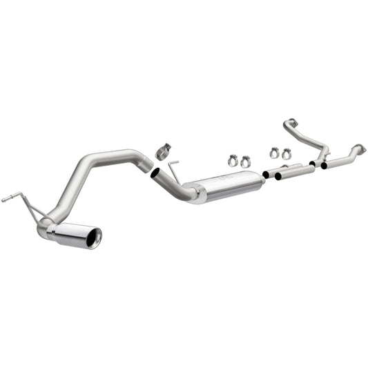 Magnaflow 19421 MagnaFlow CatBack 07-15 Nissan Titan V8 LGAS/LFLEX Single MF Polished Stainless Exhaust