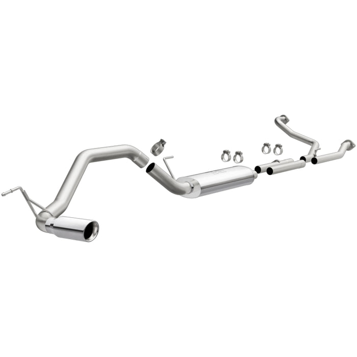 Magnaflow 19421 MagnaFlow CatBack 07-15 Nissan Titan V8 LGAS/LFLEX Single MF Polished Stainless Exhaust