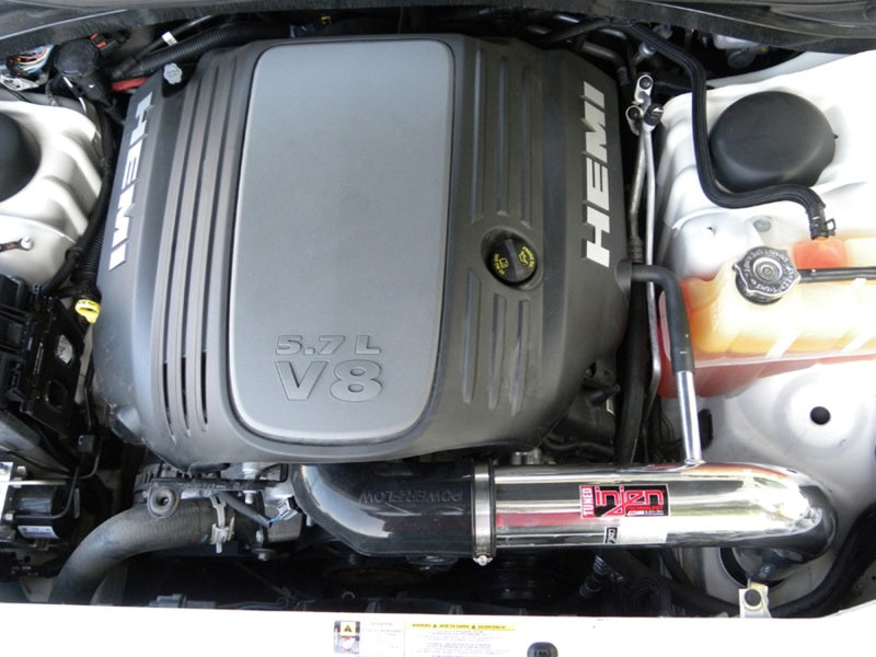 Injen PF5061P 09-14 Dodge Challenger Hemi 5.7L V8 SRT-8 6.1L 5.7L V8 Polished Power-Flow Air