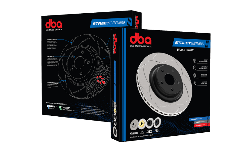 DBA DBA3419S 17-18 BMW 530i (w/Sport M Brakes/Blue caliper) Rear Slotted Street Series Rotor