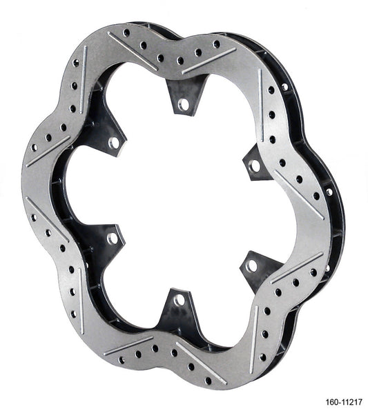Wilwood 160-11217 Rotor-Stainless Scalloped 10.50 x .810 - 6 on 5.50in