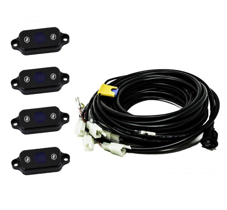 Baja Designs 447058 Universal Blue Rock Light Kit