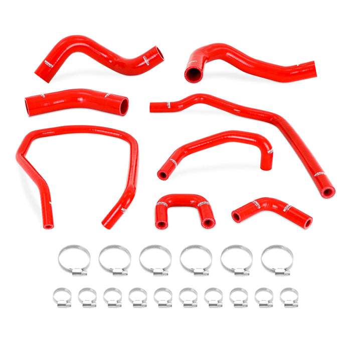 Mishimoto MMHOSE-TTN-04RD 04-10 Infiniti QX56 / 04-14 Titan Silicone Coolant Hose Kit - Red
