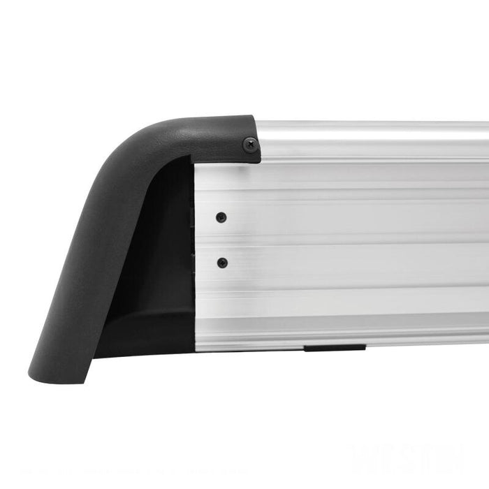 Westin 27-6150 Sure-Grip Aluminum Running Boards 85 in - Brushed Aluminum
