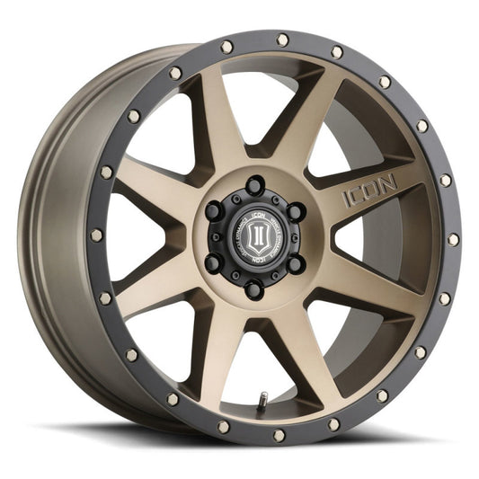 ICON 1820908350BR Rebound 20x9 6x5.5 0mm Offset 5in BS Bronze Wheel