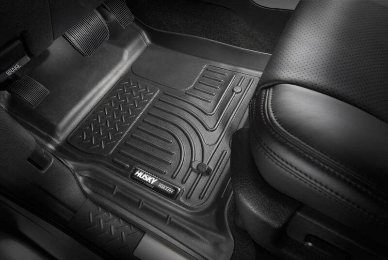 Husky Liners 98831 2011 Volkswagen Jetta (Sedan) WeatherBeater Combo Black Floor Liners