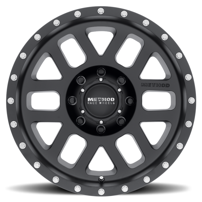 Method Wheels MR30689080512N Method MR306 Mesh 18x9 -12mm Offset 8x6.5 130.81mm CB Matte Black Wheel
