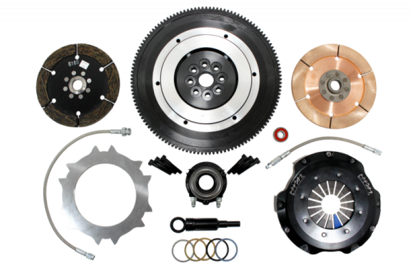 Clutch Masters 15017-TD7S-SHV 07-09 Subaru Legacy GT Spec B Push Style Street/Race Twin-Disc 7.25in Clutch Kit