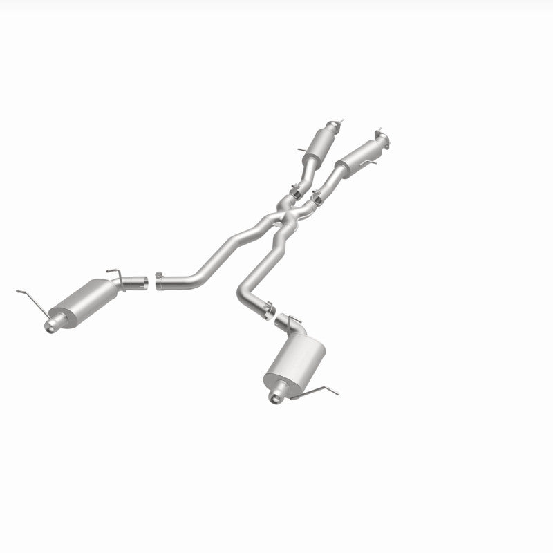 Magnaflow 15064 MagnaFlow 12 Jeep Grand Cherokee V8 6.4L Dual Split Rear Exit Stainless Cat Back Performance Exhaust