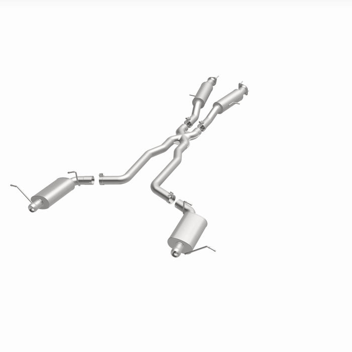 Magnaflow 15064 MagnaFlow 12 Jeep Grand Cherokee V8 6.4L Dual Split Rear Exit Stainless Cat Back Performance Exhaust