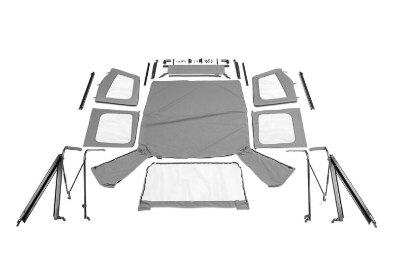 Rampage 68211 1976-1983 Jeep CJ5 Complete Top - Grey Denim