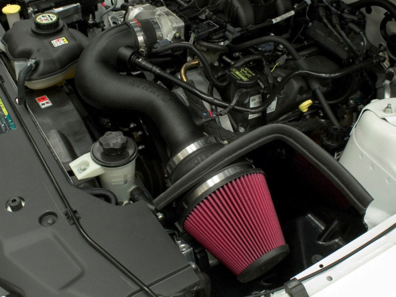 Airaid 451-245 2010 Ford Mustang 4.0L MXP Intake System w/ Tube (Dry / Red Media)