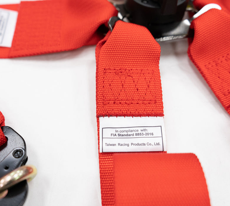 Nrg Innovation NRGSBH-HRS6PCRD Harness 6pt Camlock Red Hans FIA
