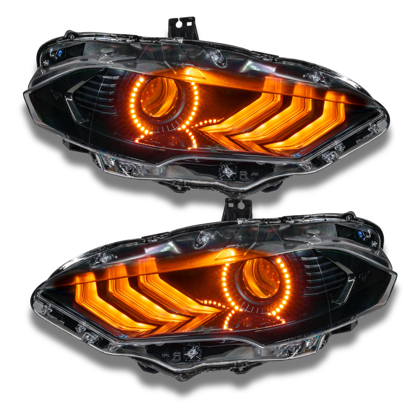 ORACLE Lighting 1446-332 Oracle 18-21 Ford Mustang Dynamic DRL w/ Halo Kit & Sequential Turn Signal - ColorSHIFT SEE WARRANTY